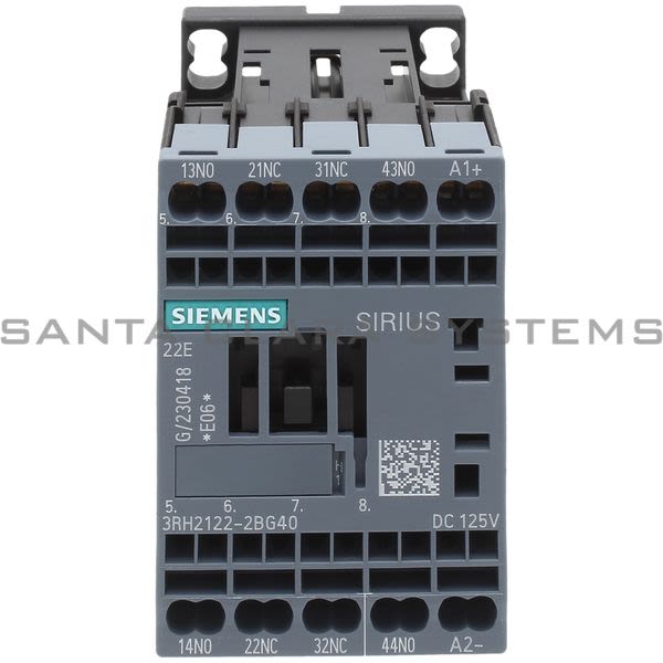 Siemens 3RH2122-2BG40 Control Relay | 3RH2122-2BG40 Product Image