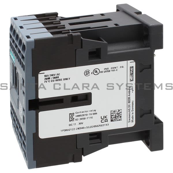 Siemens 3RH2 122-2KB40  Control Relay | 3RH2122-2KB40 Product Image
