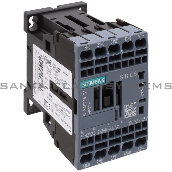 Siemens 3RH2122-2XF40-0LA2 Control Relay | 3RH2122-2XF40-0LA2 Product Image
