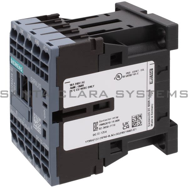Siemens 3RH2122-2XF40-0LA2 Control Relay | 3RH2122-2XF40-0LA2 Product Image