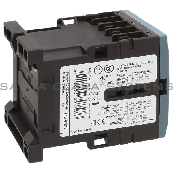 Siemens 3RH2131-1AF00 Control Relay | Sirius | 3RH2131-1AF00 Product Image