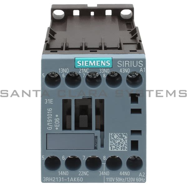 Siemens 3RH2131-1AK60 Control Relay | Sirius | 3RH2131-1AK60 Product Image