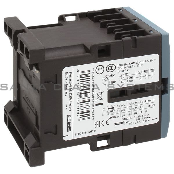 Siemens 3RH2131-1AP60 Control Relay | 3RH2131-1AP60 Product Image