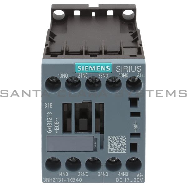 Siemens 3RH2131-1KB40 Control Relay | Sirius | 3RH2131-1KB40 Product Image