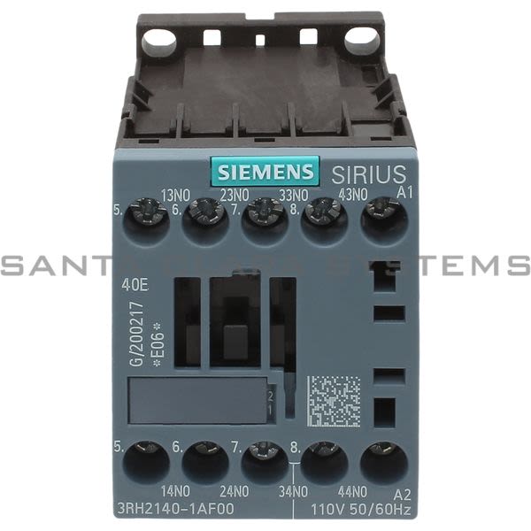 Siemens 3RH2140-1AF00 Control Relay | Sirius | 3RH2140-1AF00 Product Image