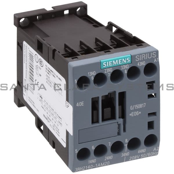 Siemens 3RH2140-1AM20 Control Relay | 3RH2140-1AM20 Product Image