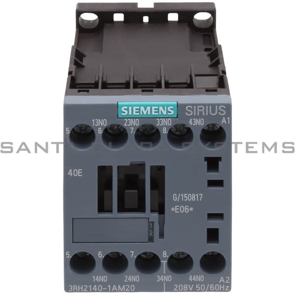 Siemens 3RH2140-1AM20 Control Relay | 3RH2140-1AM20 Product Image