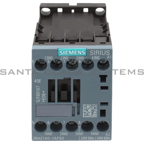Siemens 3RH2140-1AP60 Control Relay | Sirius | 3RH2140-1AP60 Product Image