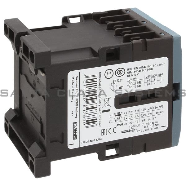 Siemens 3RH2140-1AP60 Control Relay | Sirius | 3RH2140-1AP60 Product Image