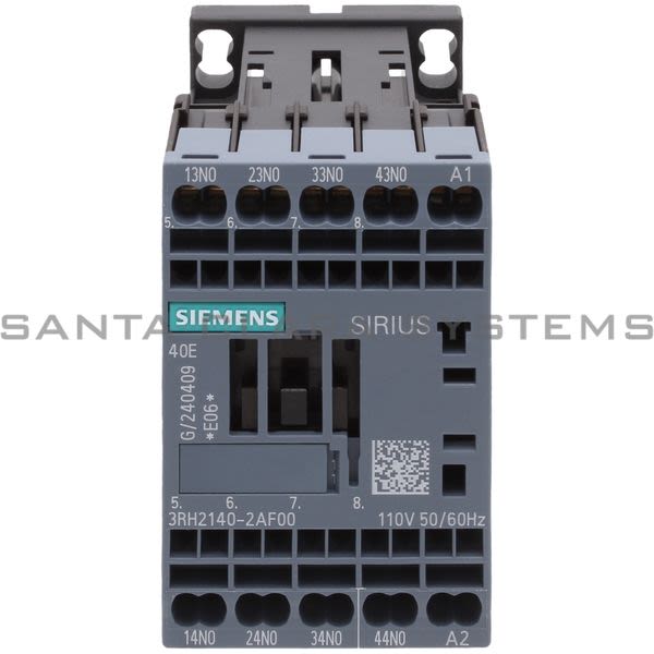 Siemens 3RH2 140-2AF00  Control Relay | 3RH2140-2AF00 Product Image