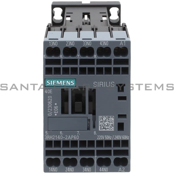 Siemens 3RH2140-2AP60 Control Relay | 3RH2140-2AP60 Product Image