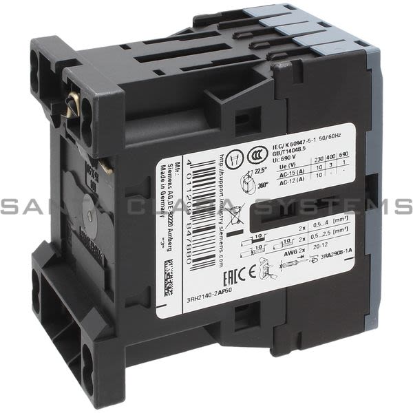 Siemens 3RH2140-2AP60 Control Relay | 3RH2140-2AP60 Product Image