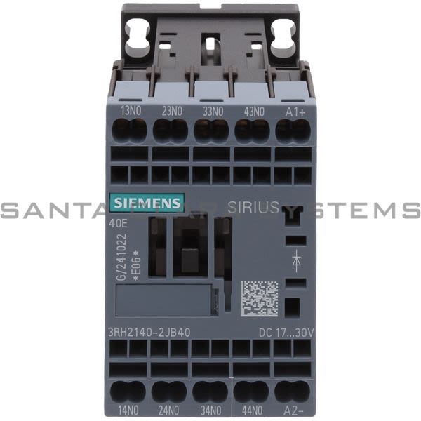 Siemens 3RH2140-2JB40 Control Relay | 3RH2140-2JB40 Product Image