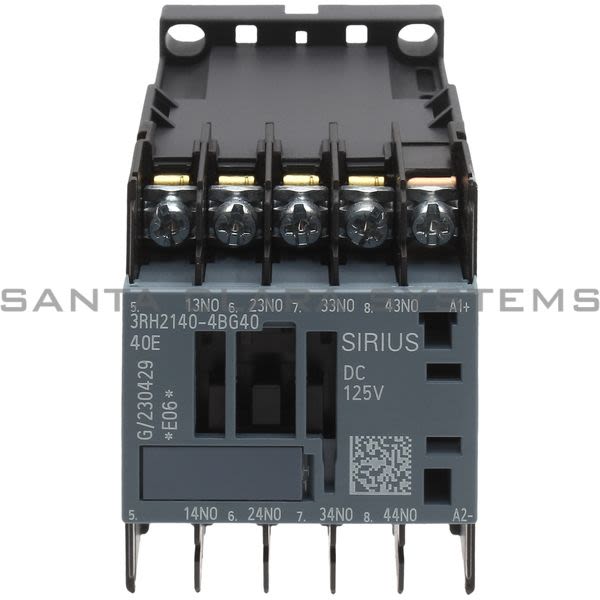 Siemens 3RH2140-4BG40 Control Relay | 3RH2140-4BG40 Product Image