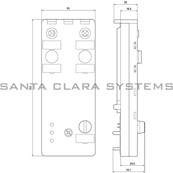 Siemens 3RK1 107-1BQ40-0AA3  Analog Output Module | 3RK1107-1BQ40-0AA3 Product Image