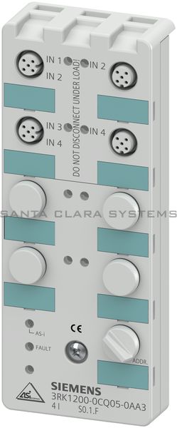 Siemens 3RK1200-0CQ05-0AA3 Digital I/O Module | 3RK1200-0CQ05-0AA3 Product Image