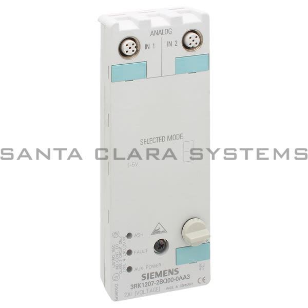 Siemens 3RK1207-2BQ00-0AA3 Analog Input Module Product Image