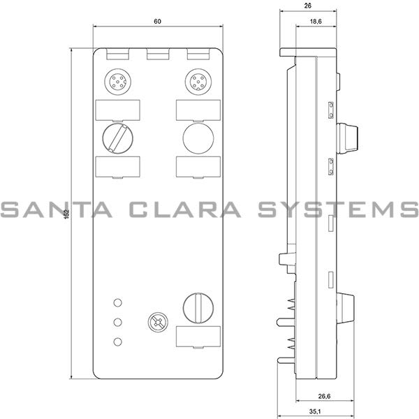 Siemens 3RK1 207-2BQ40-0AA3  Analog I/O Module | 3RK1207-2BQ40-0AA3 Product Image