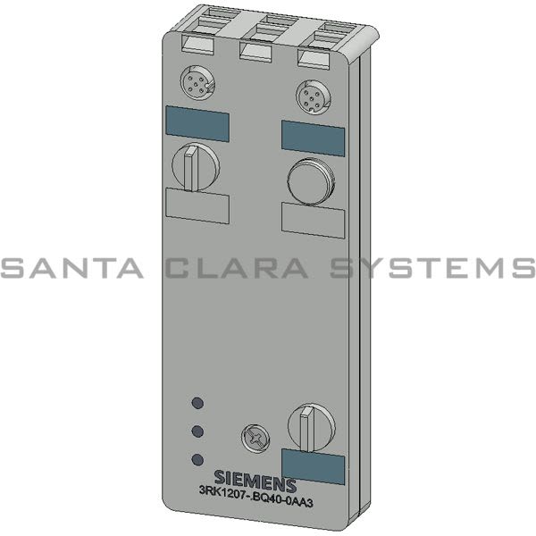 Siemens 3RK1 207-2BQ40-0AA3  Analog I/O Module | 3RK1207-2BQ40-0AA3 Product Image