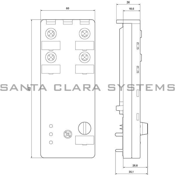 Siemens 3RK1207-3BQ44-0AA3 Analog Input Module | 3RK1207-3BQ44-0AA3 Product Image