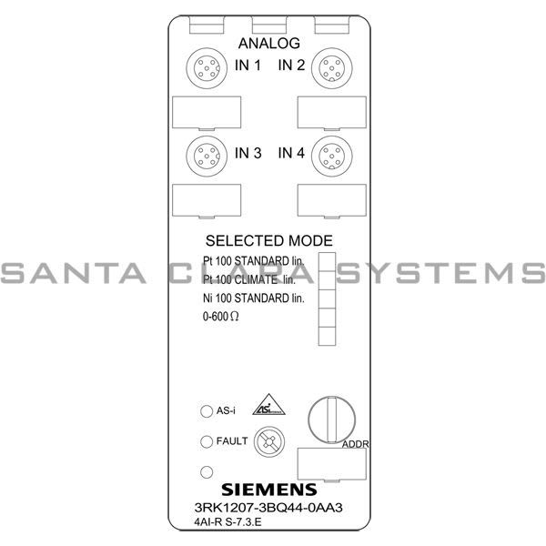 Siemens 3RK1207-3BQ44-0AA3 Analog Input Module | 3RK1207-3BQ44-0AA3 Product Image