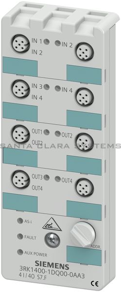 Siemens 3RK1 400-1DQ00-0AA3  Digital I/O Module Product Image