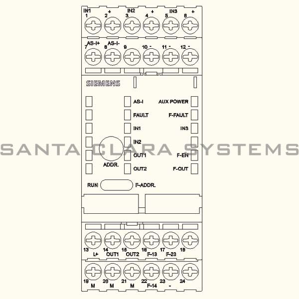 Siemens 3RK1405-1SE15-0AA2 Safety Module | 3RK1405-1SE15-0AA2 Product Image