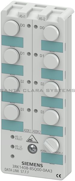 Siemens 3RK1408-8SQ00-0AA3 Digital I/O Module | 3RK1408-8SQ00-0AA3 Product Image