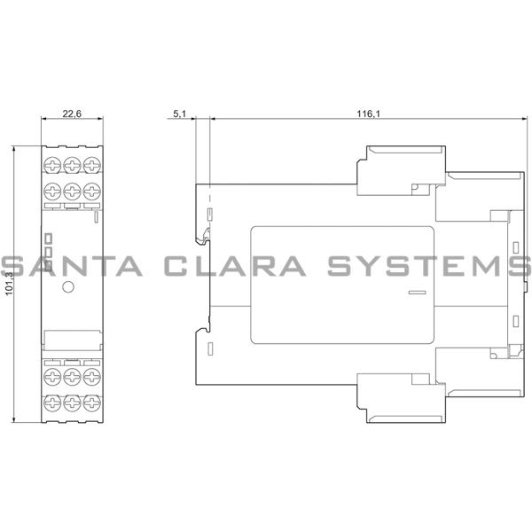Siemens 3RK1901-1DE12-1AA0 Data Decoupling Module | 3RK1901-1DE12-1AA0 Product Image