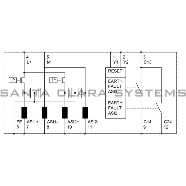 Siemens 3RK1901-1DE22-1AA0 Data Decoupling Module | 3RK1901-1DE22-1AA0 Product Image