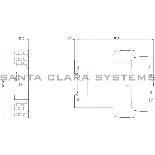 Siemens 3RK1901-1DG22-1AA0 Data Decoupling Module | 3RK1901-1DG22-1AA0 Product Image