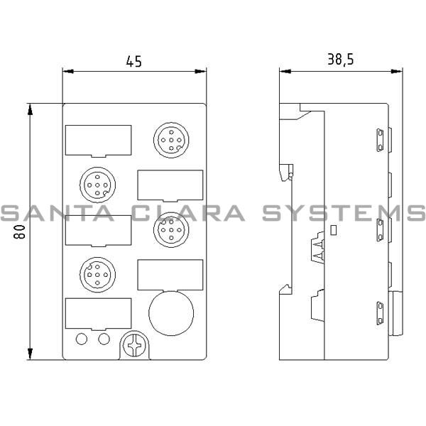 Siemens 3RK1901-1NR04 Feeder Module | 3RK1901-1NR04 Product Image