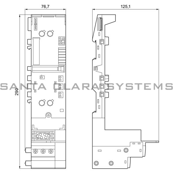 Siemens 3RK1 903-0AK10  Terminal Module | 3RK1903-0AK10 Product Image