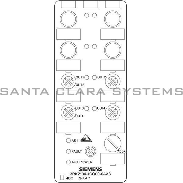 Siemens 3RK2100-1CQ00-0AA3 Digital I/O Module | 3RK2100-1CQ00-0AA3 Product Image
