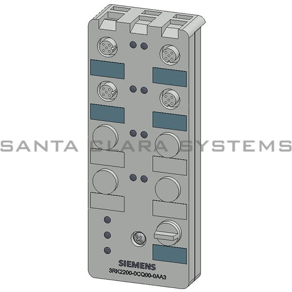 Siemens 3RK2200-0CQ00-0AA3 Digital I/O Module | 3RK2200-0CQ00-0AA3 Product Image