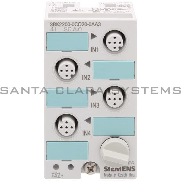 Siemens 3RK2200-0CQ20-0AA3 Digital I/O Module | 3RK2200-0CQ20-0AA3 Product Image