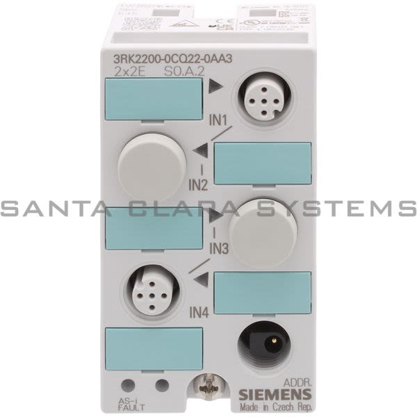 Siemens 3RK2200-0CQ22-0AA3 Digital I/O Module | 3RK2200-0CQ22-0AA3 Product Image