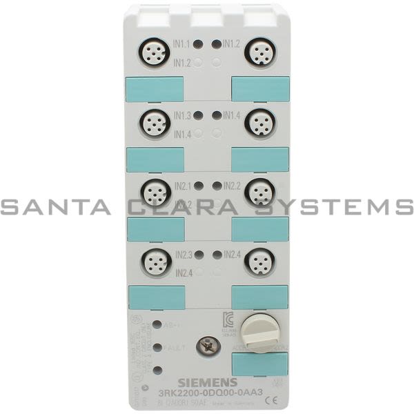 Siemens 3RK2200-0DQ00-0AA3 AS-Interface Compact Module Product Image