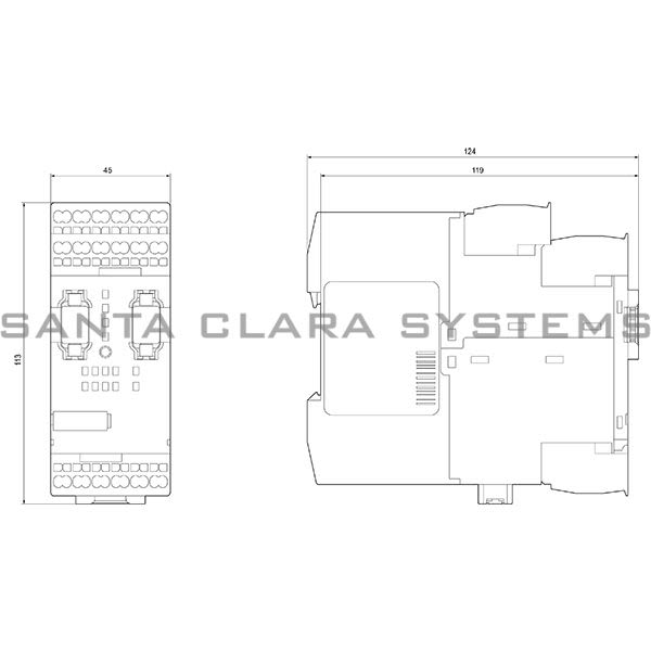 Siemens 3RK3121-2AC00 Safety Module | 3RK3121-2AC00 Product Image