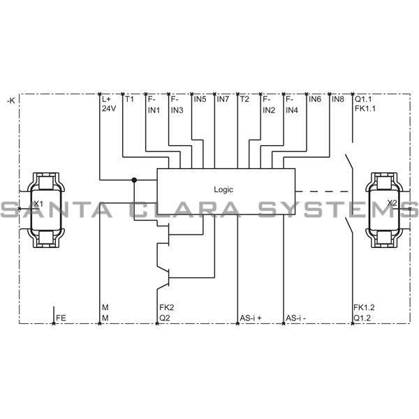 Siemens 3RK3122-2AC00 Safety Module | 3RK3122-2AC00 Product Image