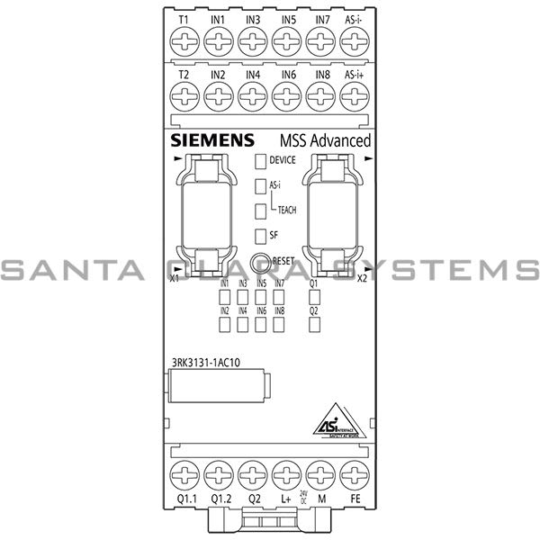 Siemens 3RK3131-1AC10 Safety Module | 3RK3131-1AC10 Product Image