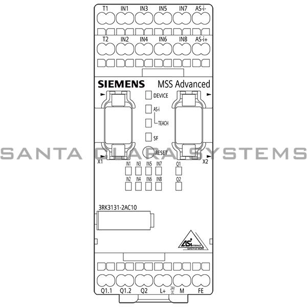Siemens 3RK3131-2AC10 Safety Module | 3RK3131-2AC10 Product Image