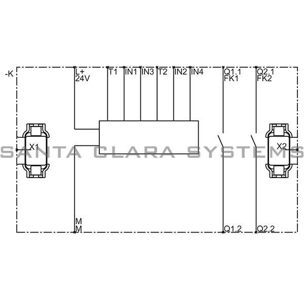 Siemens 3RK3221-1AA10 Safety Module | 3RK3221-1AA10 Product Image