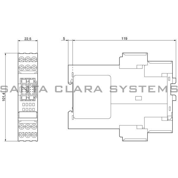 Siemens 3RK3231-2AA10 Safety Module | 3RK3231-2AA10 Product Image