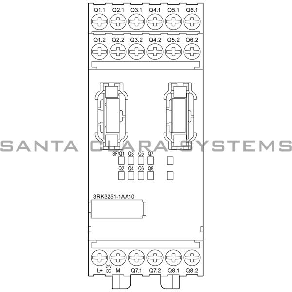 Siemens 3RK3251-1AA10 Safety Module | 3RK3251-1AA10 Product Image