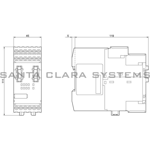 Siemens 3RK3251-1AA10 Safety Module | 3RK3251-1AA10 Product Image