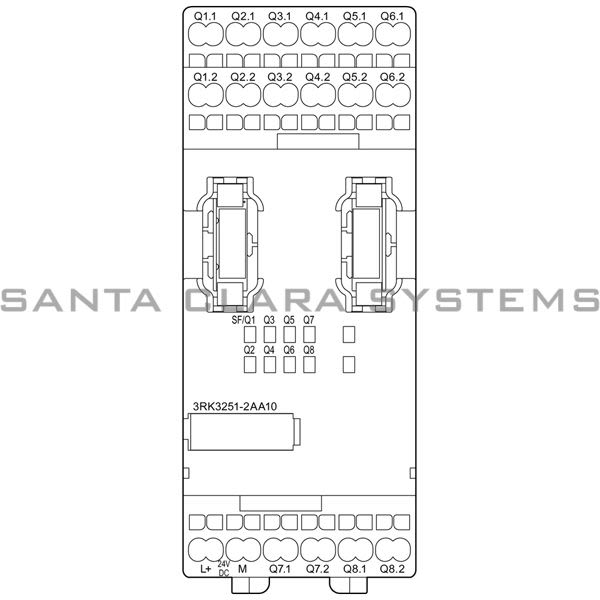 Siemens 3RK3251-2AA10 Safety Module | 3RK3251-2AA10 Product Image