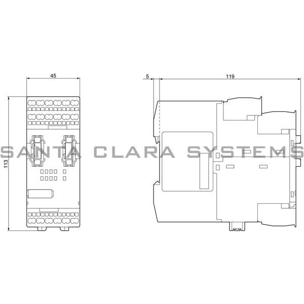 Siemens 3RK3251-2AA10 Safety Module | 3RK3251-2AA10 Product Image