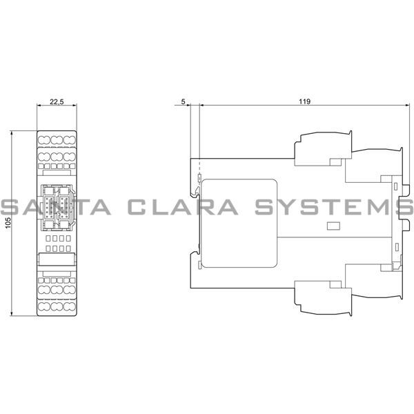 Siemens 3RK3 321-2AA10  Safety Module | 3RK3321-2AA10 Product Image