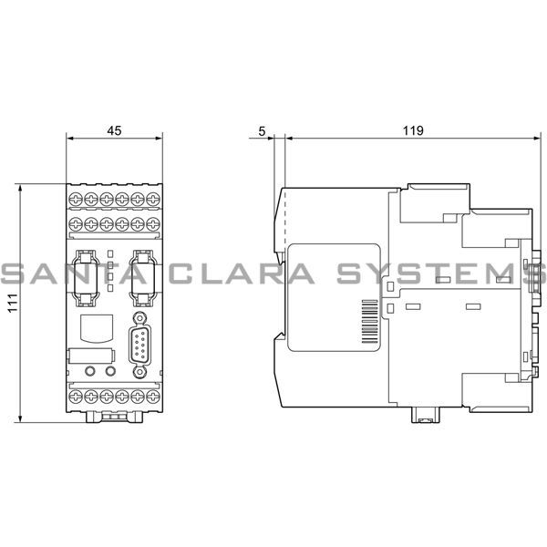 Siemens 3RK3511-1BA10 Safety Module | 3RK3511-1BA10 Product Image